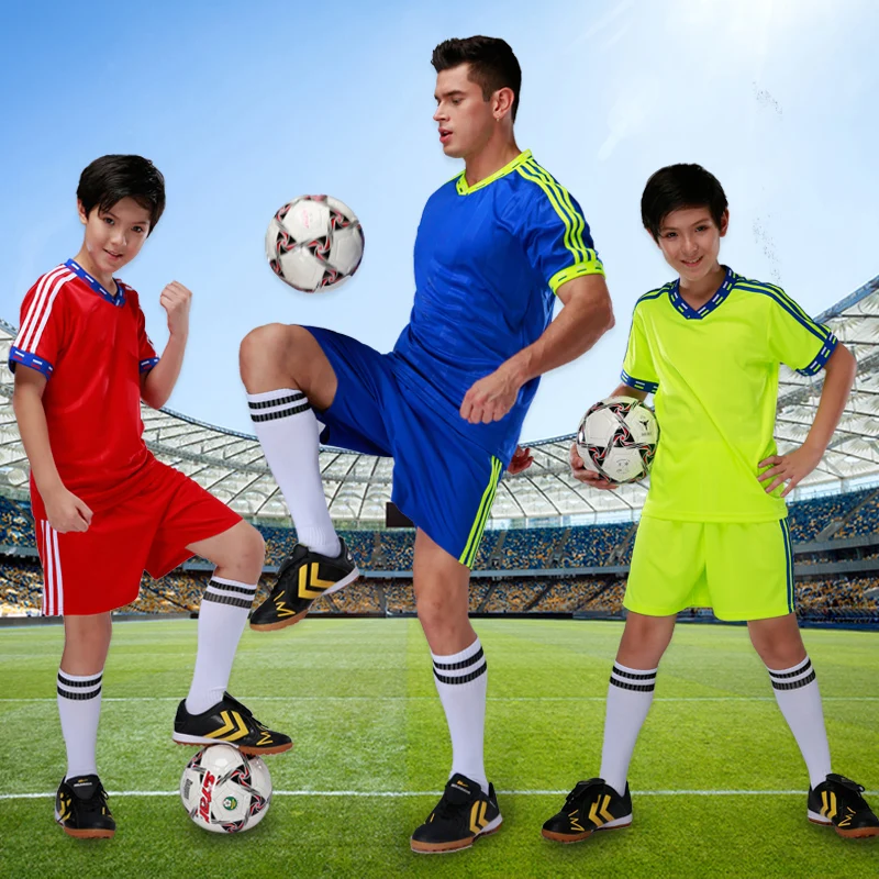Adult children's soccer uniforms, football sportswear competition suits,Moisture wicking fabric
Adult children's soccer uniforms, football sportswear competition suits,Moisture wicking fabric