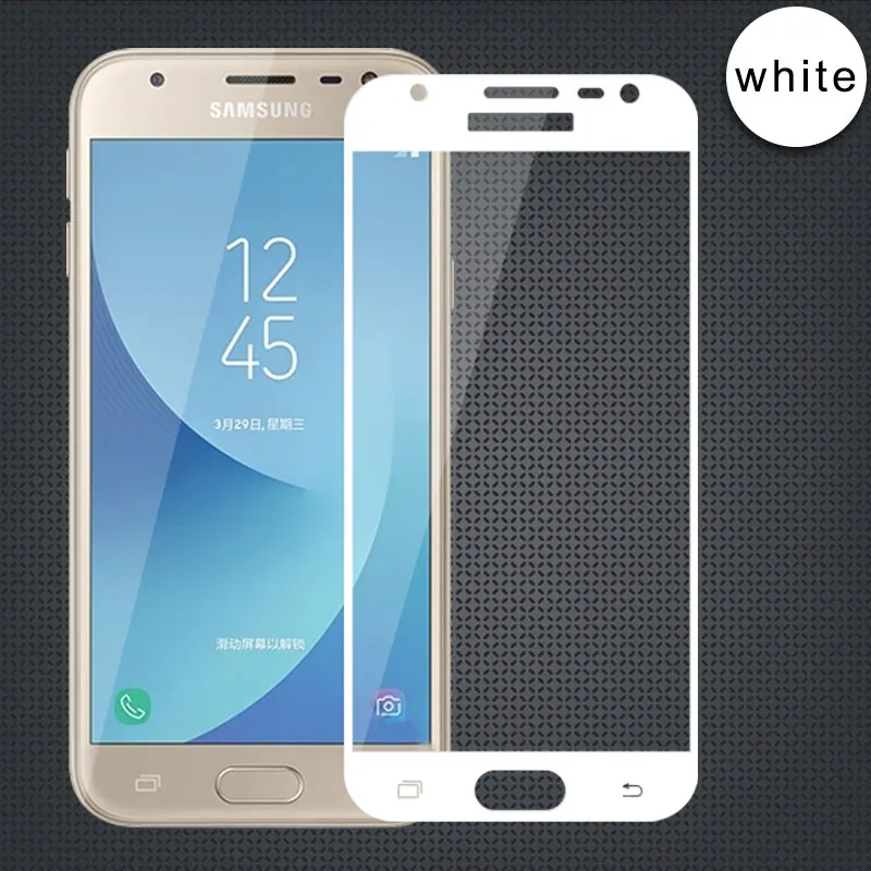 Full Cover Tempered Glass For Samsung Galaxy J3 2017 Screen Protector Protective Film For Samsung J3 2017 J330 J330f Sm-j330f
Full Cover Tempered Glass For Samsung Galaxy J3 2017 Screen Protector Protective Film For Samsung J3 2017 J330 J330f Sm-j330f