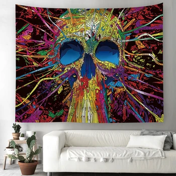 Fashion Skull Tapestry Wall Hanging Animal Twin Hippie Tapestry Blue Boho Hippy Bohemian Dorm Decor 5 sizes Bedspread
Fashion Skull Tapestry Wall Hanging Animal Twin Hippie Tapestry Blue Boho Hippy Bohemian Dorm Decor 5 sizes Bedspread