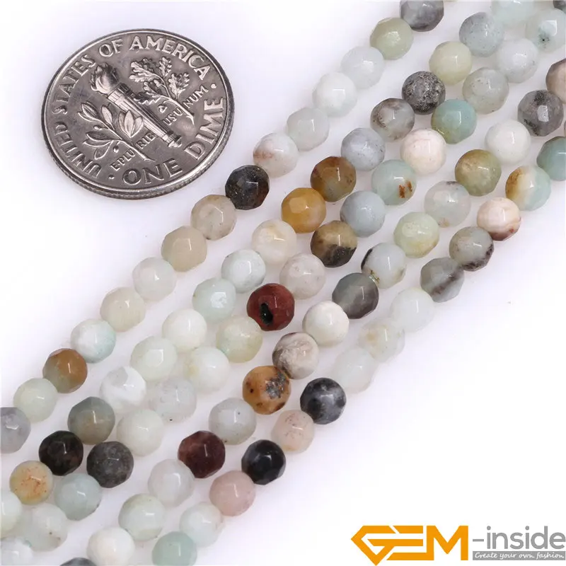 4mm Natural Round Mixed Color Faceted Amazonite Stone Beads DIY Loose Beads For Jewelry Making Strand 15"Wholesale
4mm Natural Round Mixed Color Faceted Amazonite Stone Beads DIY Loose Beads For Jewelry Making Strand 15"Wholesale