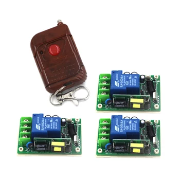 AC85V 110V 220V 250V 1 CH RF wireless remote control switch, wireless remote switch 3 Receiver & 1 transmitter 4145
AC85V 110V 220V 250V 1 CH RF wireless remote control switch, wireless remote switch 3 Receiver & 1 transmitter 4145