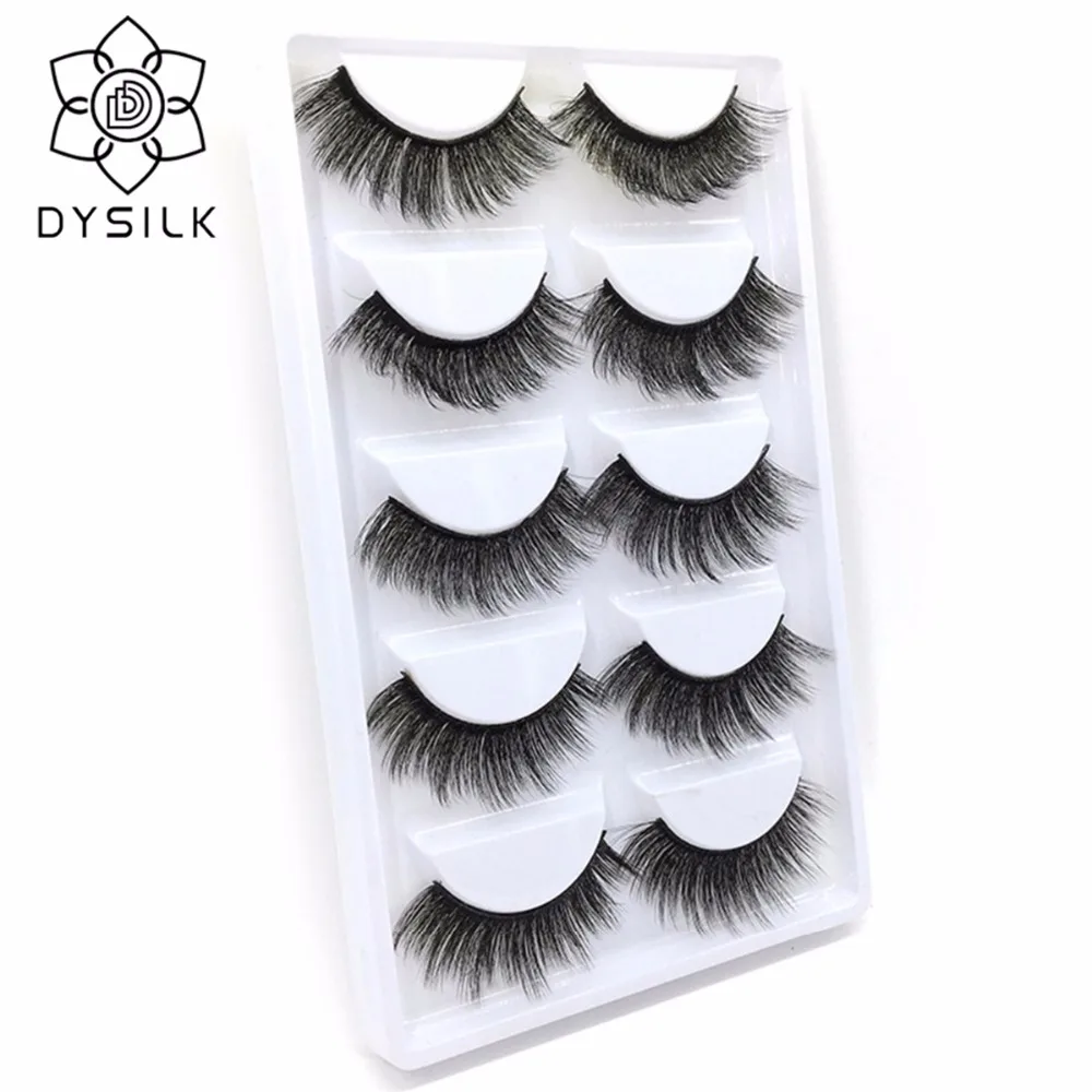 DYSILK 5 Pairs Natural Long 3D Mink Eyelashes Cross Fake Eye Lashes Handmade Thick False Eyelashes Extension Beauty Makeup Tools
DYSILK 5 Pairs Natural Long 3D Mink Eyelashes Cross Fake Eye Lashes Handmade Thick False Eyelashes Extension Beauty Makeup Tools