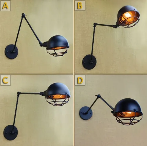 Nordic Loft Vintage Edison Wall Sconce Fold Mirror Wall Light Fixtures Industrial Wall Lamp For Home Lighting Lamparas Pared
Nordic Loft Vintage Edison Wall Sconce Fold Mirror Wall Light Fixtures Industrial Wall Lamp For Home Lighting Lamparas Pared