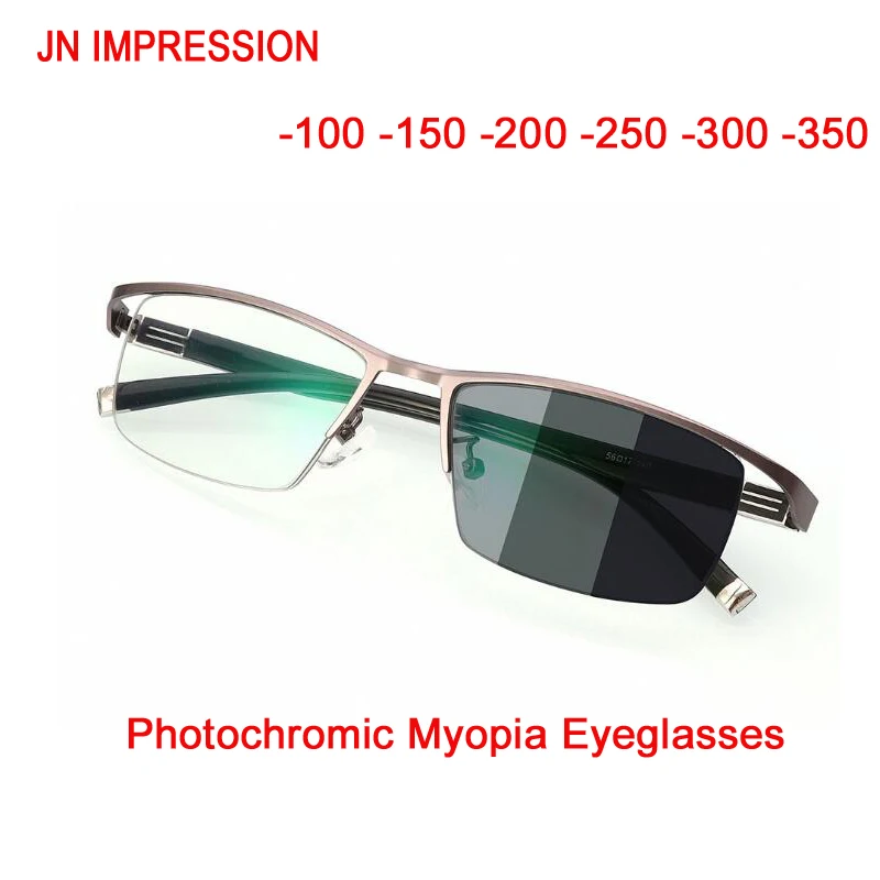 Myopia Sunglasses Photochromic Finished Men Women Myopia Eyeglasses Frame with color lens Sun glasses Myopia Eyewear
Myopia Sunglasses Photochromic Finished Men Women Myopia Eyeglasses Frame with color lens Sun glasses Myopia Eyewear