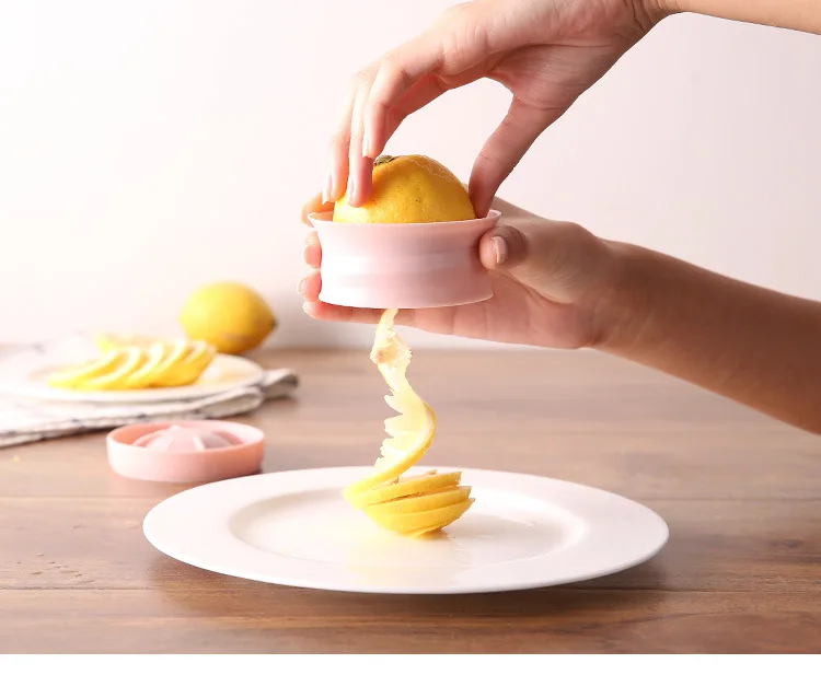 1PC Fancy Spiral Lemon Cucumber Slicer Cutter Home-use Manual Spiral Cutter for Lemon OK 0799
1PC Fancy Spiral Lemon Cucumber Slicer Cutter Home-use Manual Spiral Cutter for Lemon OK 0799