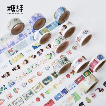 2cm*5m Candy Poetry Cartoon washi tape DIY decorative scrapbooking planner masking tape adhesive tape label sticker stationery
2cm*5m Candy Poetry Cartoon washi tape DIY decorative scrapbooking planner masking tape adhesive tape label sticker stationery