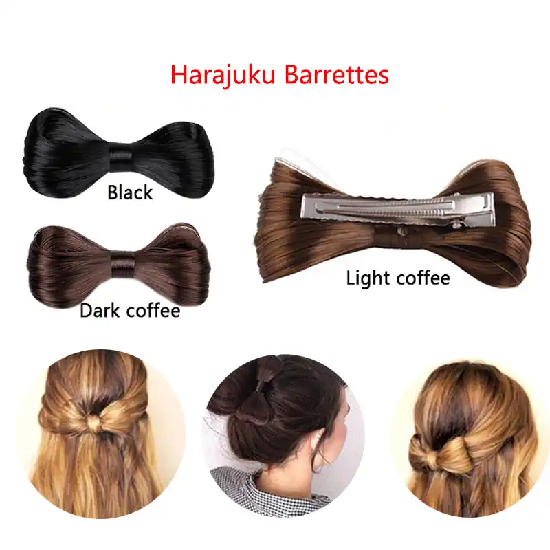 Big Bow Ties Wig Barrettes Hairpin Hair Clips Cute Girl Hair