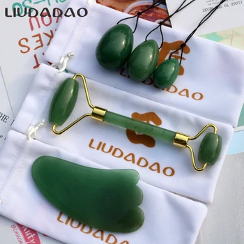 Jade Massager Set Relaxation Yoni Eggs Green Aventurine Body Care Guasha Massage Tools Face Skin Rollers Smooth Stone Massager
Jade Massager Set Relaxation Yoni Eggs Green Aventurine Body Care Guasha Massage Tools Face Skin Rollers Smooth Stone Massager
