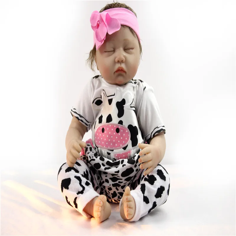 SanyDoll 19 inch 48 cm Silicone baby reborn dolls, lifelike doll reborn sleeping baby birthday gift
SanyDoll 19 inch 48 cm Silicone baby reborn dolls, lifelike doll reborn sleeping baby birthday gift