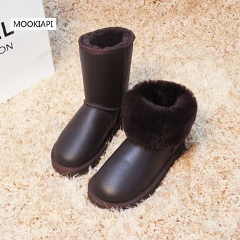 2019 Europe's high quality real sheepskin, 100% natural wool women's shoes, the most fashionable and warmest snow boots
2019 Europe's high quality real sheepskin, 100% natural wool women's shoes, the most fashionable and warmest snow boots