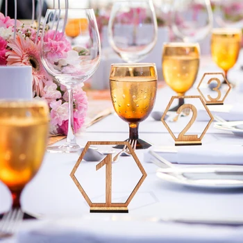 Wooden Hollow Hexagon Table Number Cards 1-40 Place Holder Table Number Figure For DIY Birthday Wedding Event Party Supply
Wooden Hollow Hexagon Table Number Cards 1-40 Place Holder Table Number Figure For DIY Birthday Wedding Event Party Supply
