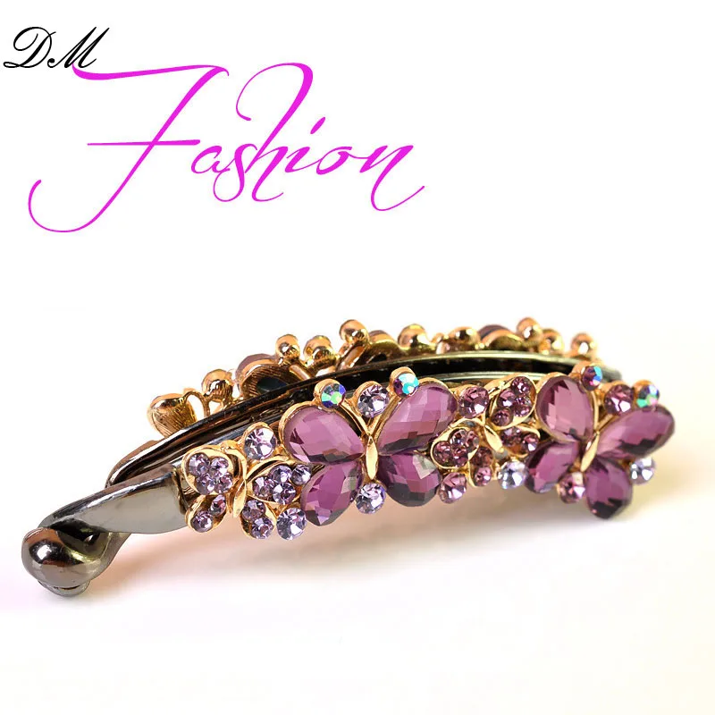 fashion crystal women butter bobby pin hair jewelry Banana hair clip butterfly hairpin XJ496
fashion crystal women butter bobby pin hair jewelry Banana hair clip butterfly hairpin XJ496