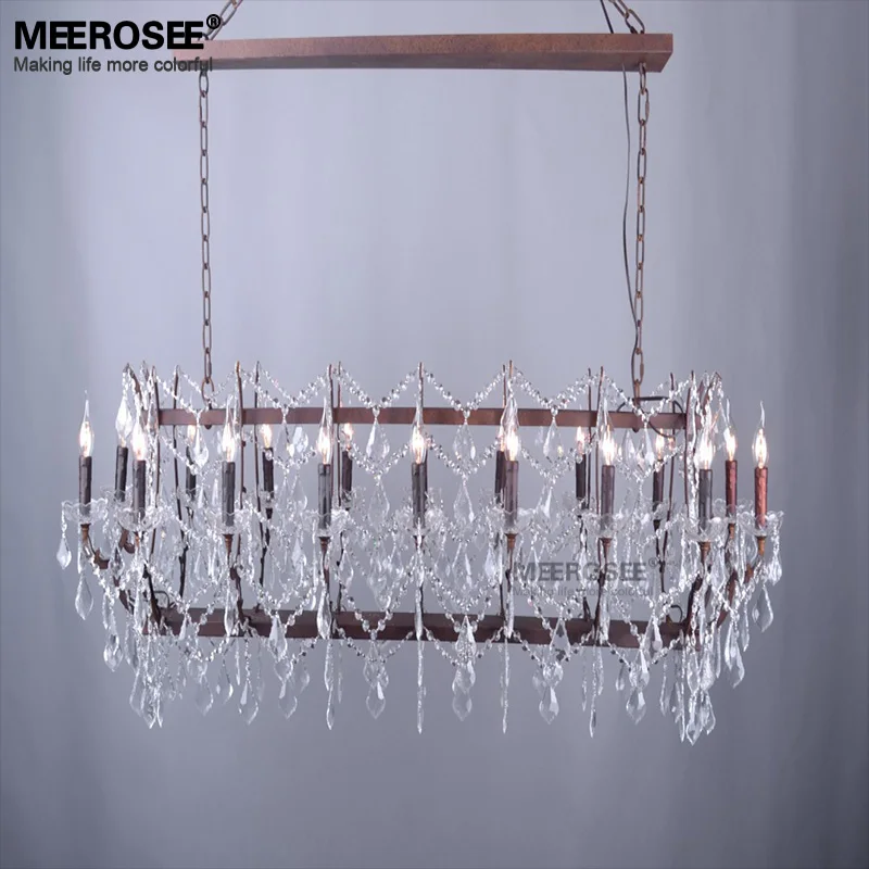 Vintage Iron Chandelier Retro Rustic Hanging Drop Light Fixture American Style Crystal Suspension Lamp for Foyer Living Room
Vintage Iron Chandelier Retro Rustic Hanging Drop Light Fixture American Style Crystal Suspension Lamp for Foyer Living Room