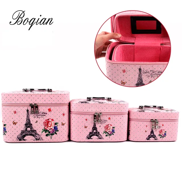 Cosmetic Box 2018 3 in 1 Professional Cosmetic Bag Women's Large Capacity Storage Handbag Travel Toiletry Makeup Bag
Cosmetic Box 2018 3 in 1 Professional Cosmetic Bag Women's Large Capacity Storage Handbag Travel Toiletry Makeup Bag