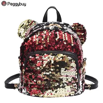 New Arrival Women Leather Backpack School Shoulder Bag for Teenage Girls Sequined Backpacks Travel Knapsack sac a dos
New Arrival Women Leather Backpack School Shoulder Bag for Teenage Girls Sequined Backpacks Travel Knapsack sac a dos