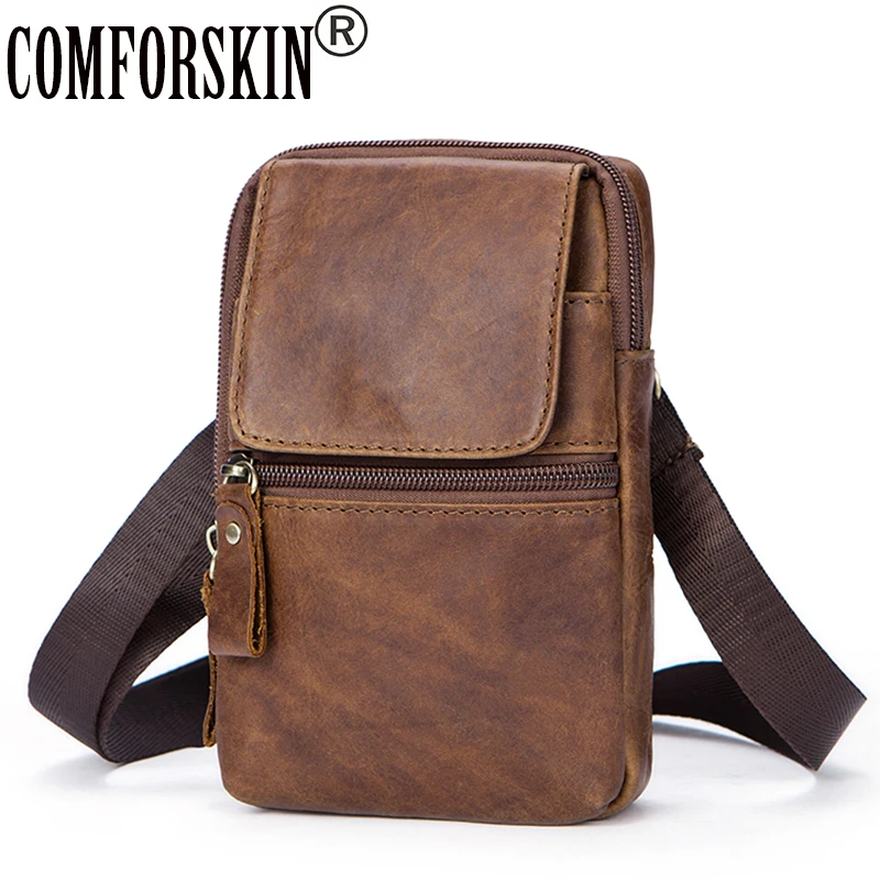 COMFORSKIN Guaranteed Cowhide Leather Cover Retro Men Messenger Bags Brand Design Men's Leather Bag Bolsa Masculina High Quality
COMFORSKIN Guaranteed Cowhide Leather Cover Retro Men Messenger Bags Brand Design Men's Leather Bag Bolsa Masculina High Quality