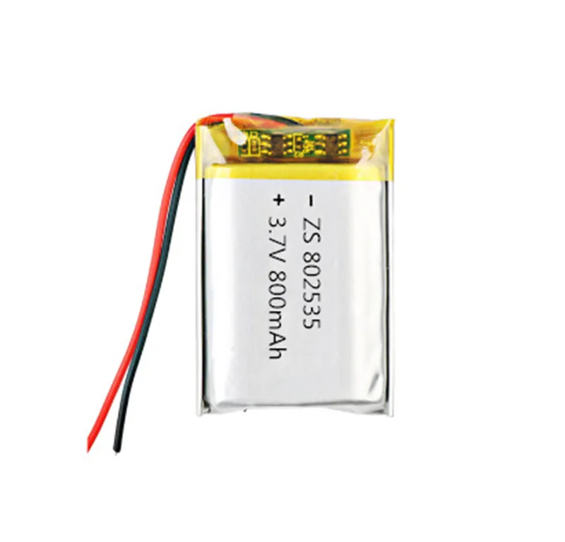 1/2Pcs 802535 3.7V 800mAh Lithium Polymer Li-Po li ion Rechargeable Battery cells For Mp3 MP4 MP5 GPS PSP mobile bluetooth
1/2Pcs 802535 3.7V 800mAh Lithium Polymer Li-Po li ion Rechargeable Battery cells For Mp3 MP4 MP5 GPS PSP mobile bluetooth