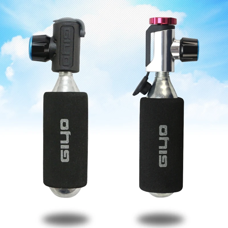 GIYO Co2 Pump For Bicycle Schrader Presta Adapter Bike Pump 16g Co2 Inflator Aluminum Tube Mini Hand CO2 Cartridge Bicycle Pumps
GIYO Co2 Pump For Bicycle Schrader Presta Adapter Bike Pump 16g Co2 Inflator Aluminum Tube Mini Hand CO2 Cartridge Bicycle Pumps