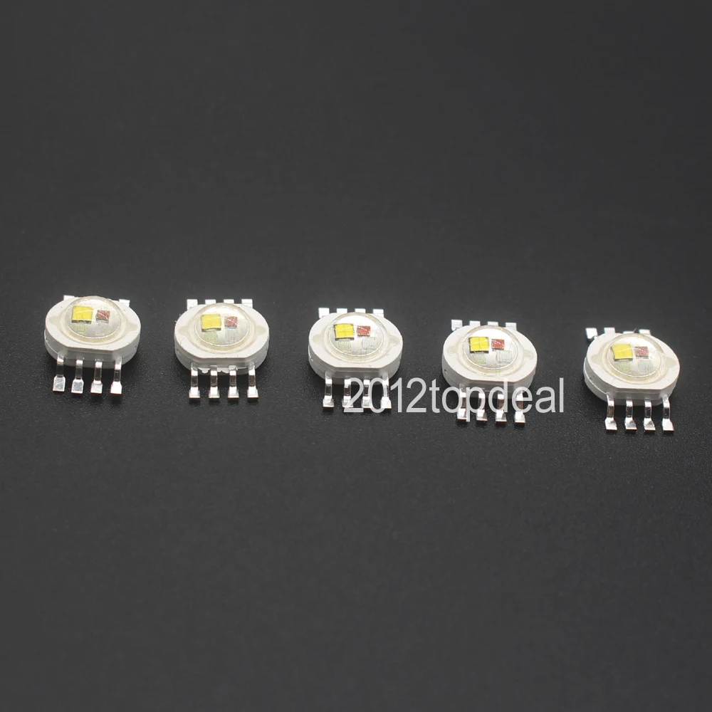 Description Picture 6 of item1pcs RGBW (RGB+W+Y+UV) 6W,9W,12W,15W,21W LED Lamp Emitter Diodes For Stage Lighting High Power LED 45mil Epistar LED Chip