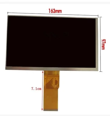 Free shipping 7 inch lcd screen KR070PM7T 1030300713 REV:A REV:B ,Three Mei Qi MiKi6910 LCD,50pin lcd screen ,size:163*97mm
Free shipping 7 inch lcd screen KR070PM7T 1030300713 REV:A REV:B ,Three Mei Qi MiKi6910 LCD,50pin lcd screen ,size:163*97mm