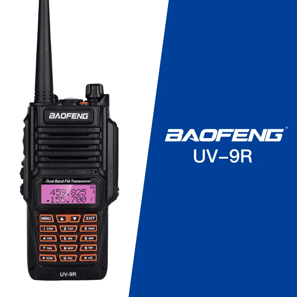 Baofeng UV-9R Waterproof walkie talkie Ham Radio Dual Band with 5w uhf vhf dual band two way radio long range water proof
Baofeng UV-9R Waterproof walkie talkie Ham Radio Dual Band with 5w uhf vhf dual band two way radio long range water proof