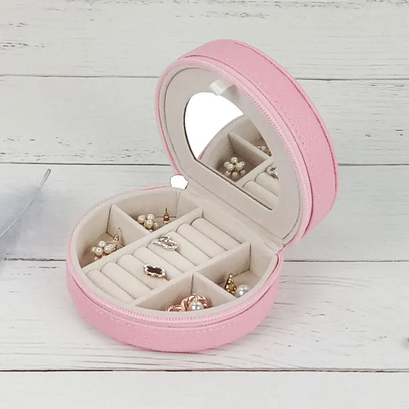 

New Fashion Portable Jewelry Storage Boxes Simple Jewelry Storage Boxes Ear Nail Box Ring European Jewelry Boxes Creative Gifts