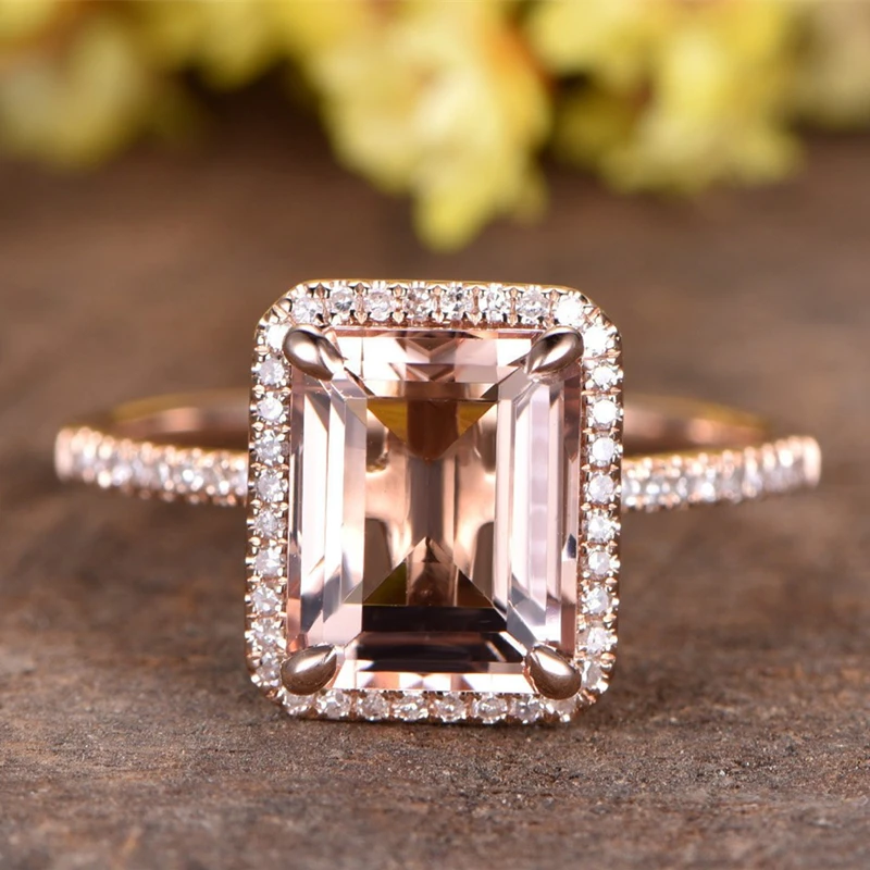 High Quality Rose Gold Color Engagement Ring Women Halo Cz Zircon Crystal Wedding Band Bridal Promise Ring Fashion Party Jewelry
High Quality Rose Gold Color Engagement Ring Women Halo Cz Zircon Crystal Wedding Band Bridal Promise Ring Fashion Party Jewelry