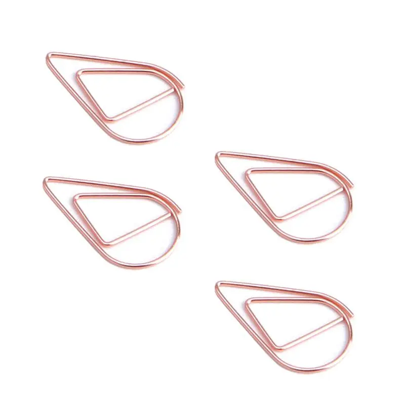 200 pcs Rose Gold Cute Paper Clips, Smooth Drop-Shaped Paper Clips for Office School Student(1 inch / 25mm)
200 pcs Rose Gold Cute Paper Clips, Smooth Drop-Shaped Paper Clips for Office School Student(1 inch / 25mm)