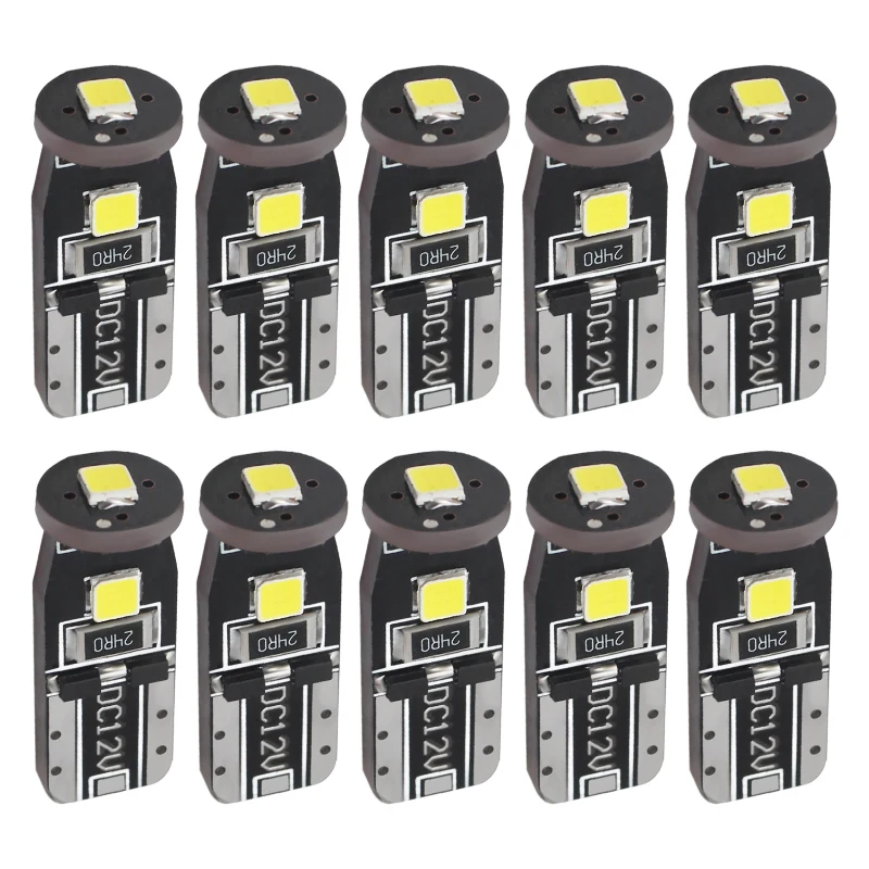 1/10pcs CANBUS ERROR FREE T10 Wedge Light Bulb 3 SMD 3030 LED W5W 194 Car Clearance Light Auto Marker Lamp Reading Dome Bulb
1/10pcs CANBUS ERROR FREE T10 Wedge Light Bulb 3 SMD 3030 LED W5W 194 Car Clearance Light Auto Marker Lamp Reading Dome Bulb