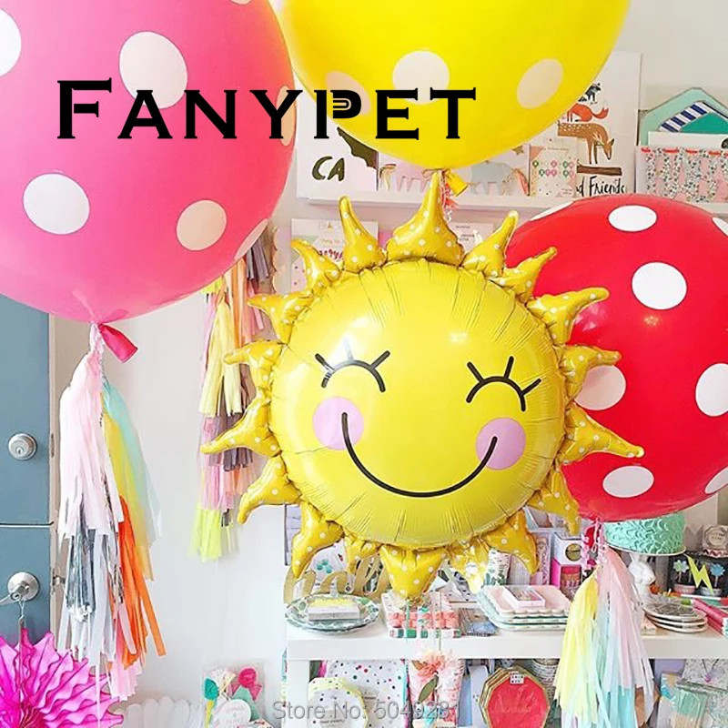 1PC Sun Flower Foil Balloons Smiley Sunshine Sun Aluminum Balloon Birthday Wedding Party Decoration Kids Classic Toys
1PC Sun Flower Foil Balloons Smiley Sunshine Sun Aluminum Balloon Birthday Wedding Party Decoration Kids Classic Toys