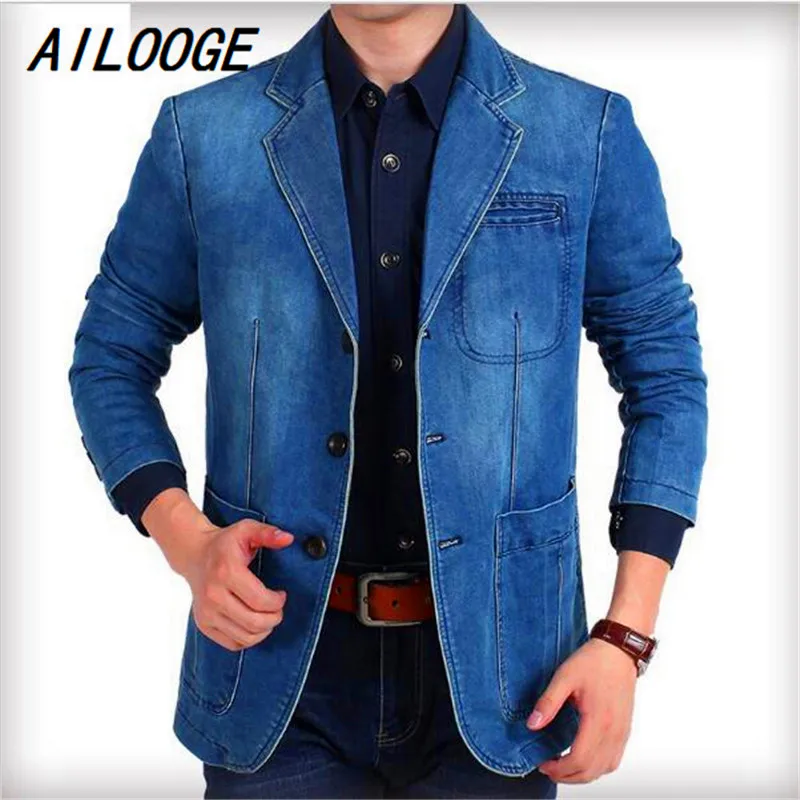 AILOOGE Spring Fall Vintage Casual Mens Long Sleeve Suit Collar Denim Blazer , 3xl 4XL Autumn Male Plus Size Jeans Blazers Coats
AILOOGE Spring Fall Vintage Casual Mens Long Sleeve Suit Collar Denim Blazer , 3xl 4XL Autumn Male Plus Size Jeans Blazers Coats