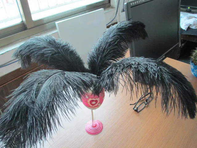 Beautiful! 10pcs high quality 12-14 inch / 30-35 cm natural ostrich feathers black color ostrich plume wedding ceremony hot
Beautiful! 10pcs high quality 12-14 inch / 30-35 cm natural ostrich feathers black color ostrich plume wedding ceremony hot