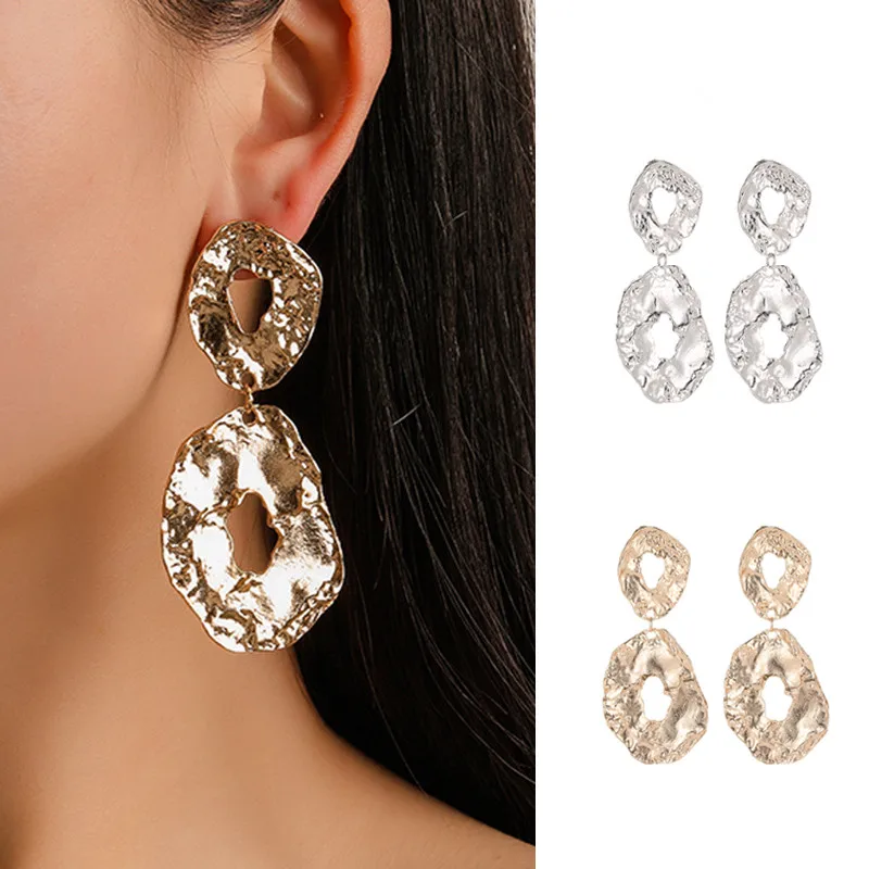 Dinci New Baroque Personality Geometric Irregular Drop Dangle Earrings Gold Metal for Women Party Gifts Drop Shipping Bijoux
Dinci New Baroque Personality Geometric Irregular Drop Dangle Earrings Gold Metal for Women Party Gifts Drop Shipping Bijoux