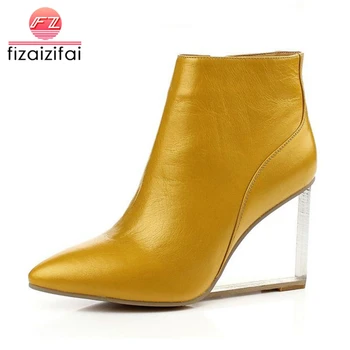 womens shoes transparent wedges high heels ankle boots pointed toe high heels boots winter fashion black shoes woman size 33-41
womens shoes transparent wedges high heels ankle boots pointed toe high heels boots winter fashion black shoes woman size 33-41