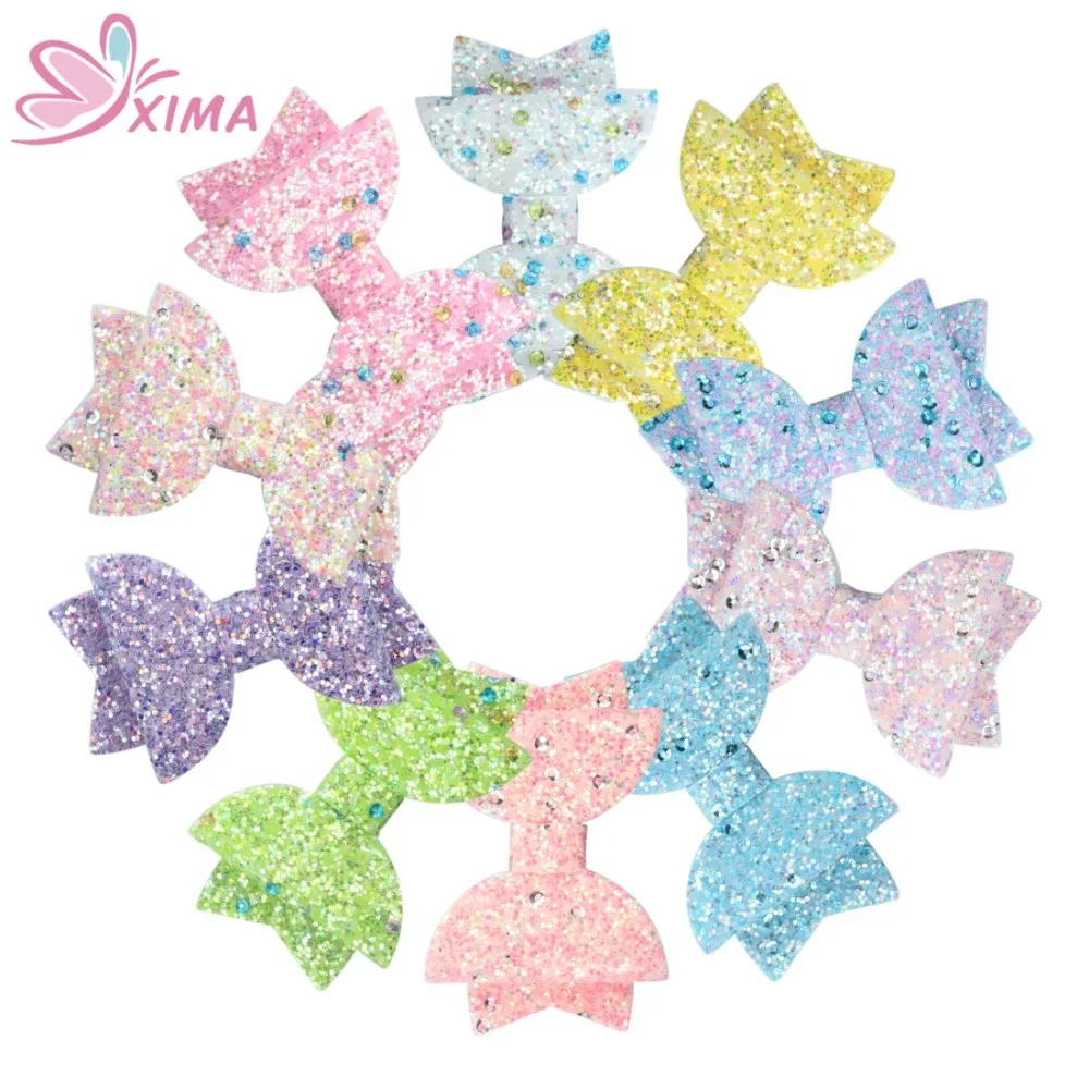 XIMA 10pcs/lot 3inch Spring Colors Glitter Hair Bow Kids Hairpins Colorful Hair Clip For Children Hairgrips Hair Accessories
XIMA 10pcs/lot 3inch Spring Colors Glitter Hair Bow Kids Hairpins Colorful Hair Clip For Children Hairgrips Hair Accessories