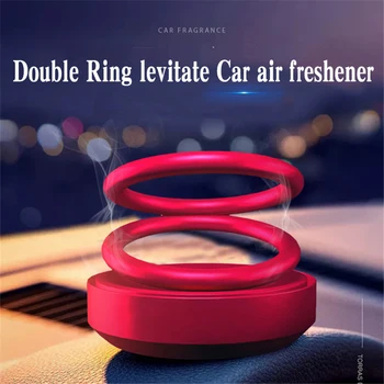 High-end Double Ring levitate Car air freshener Purifier auto Fragrance perfume seat air freshener car parfum decoration
High-end Double Ring levitate Car air freshener Purifier auto Fragrance perfume seat air freshener car parfum decoration