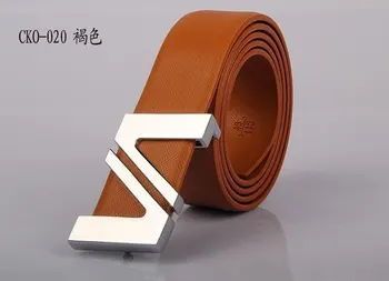 New high quality simple men's leather belt small square pattern black brown brown white solid color business casual fashion
New high quality simple men's leather belt small square pattern black brown brown white solid color business casual fashion