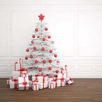 White Snow Pine Tree with Red Gift Box Xmas Backdrops for Photo Studio Children Christmas Photography Background
White Snow Pine Tree with Red Gift Box Xmas Backdrops for Photo Studio Children Christmas Photography Background