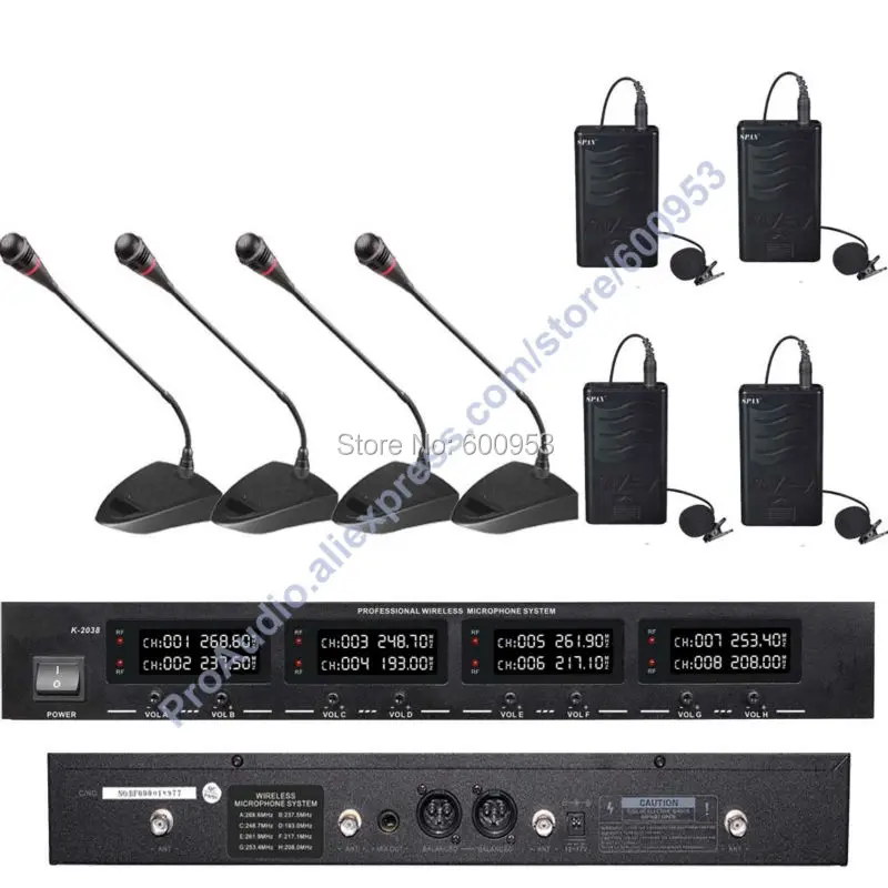 Микрофон MICWL Audio классический цифровой беспроводной микрофон для совещаний и