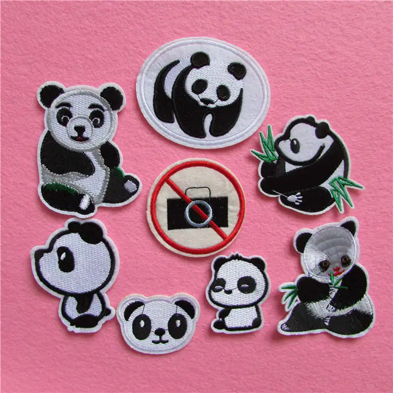 fashion style panda patterned patches stripes hot melt adhesive applique delicacy embroidery DIY clothing accessory C5166-C5225
fashion style panda patterned patches stripes hot melt adhesive applique delicacy embroidery DIY clothing accessory C5166-C5225