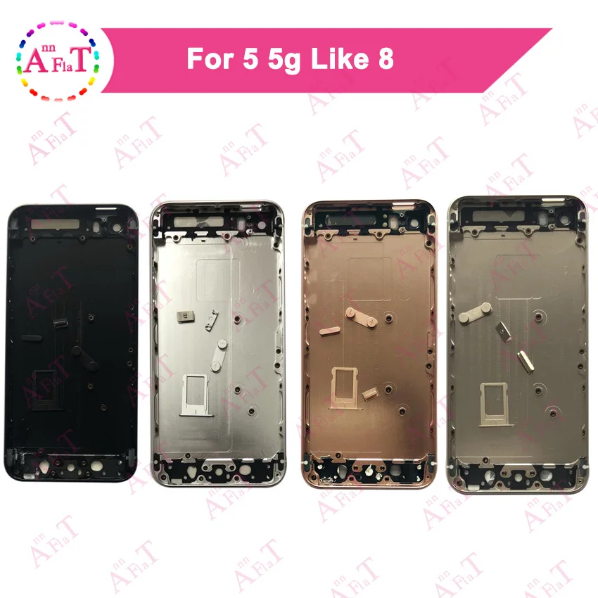 Housing Battery Cover Door Rear For IPhone 5 5G 5S SE Like 8 style Cover Chassis Frame Back Cover Housing
Housing Battery Cover Door Rear For IPhone 5 5G 5S SE Like 8 style Cover Chassis Frame Back Cover Housing