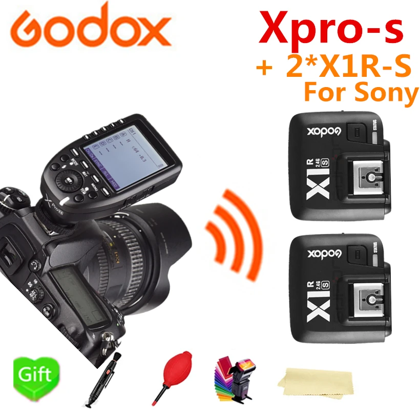Godox Xpro-S HSS TTL Flash Trigger Transmitter for Sony A6000 A6500 A7 II A58 + 2* X1R-S for Godox V860II-S TT600S TT685S TT350S
Godox Xpro-S HSS TTL Flash Trigger Transmitter for Sony A6000 A6500 A7 II A58 + 2* X1R-S for Godox V860II-S TT600S TT685S TT350S