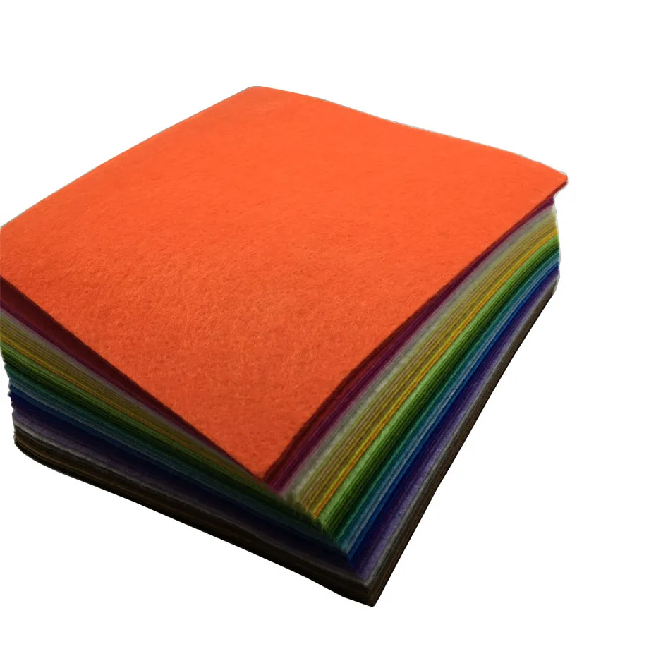 15*15CM 30*30CM 40PCS Mixed Colors Nov Woven Felt Fabric Felt DIY Material 1mm Thickness Handmade Craft Home Decoration
15*15CM 30*30CM 40PCS Mixed Colors Nov Woven Felt Fabric Felt DIY Material 1mm Thickness Handmade Craft Home Decoration