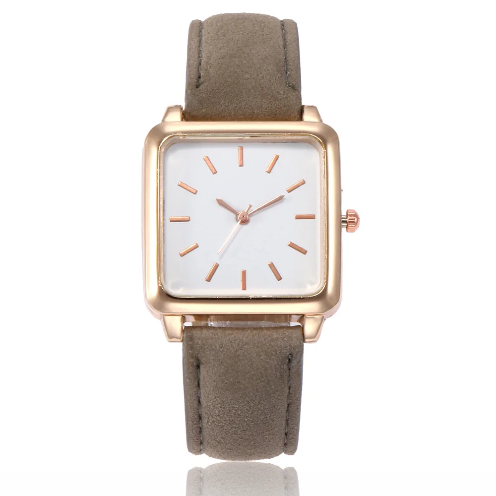 Ladies Watches Fashion Square Head Leather Strap Wristwatch Simple Scale Quartz Watch Casual Clock Relogio Feminino Reloj Mujer
Ladies Watches Fashion Square Head Leather Strap Wristwatch Simple Scale Quartz Watch Casual Clock Relogio Feminino Reloj Mujer