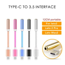 USB Type C to 3.5mm Adapter Cable Headphone Earphone Jack AUX Type-C Convertor Cabel for Letv Leeco Le Max 2 Pro 3/Max2/S3