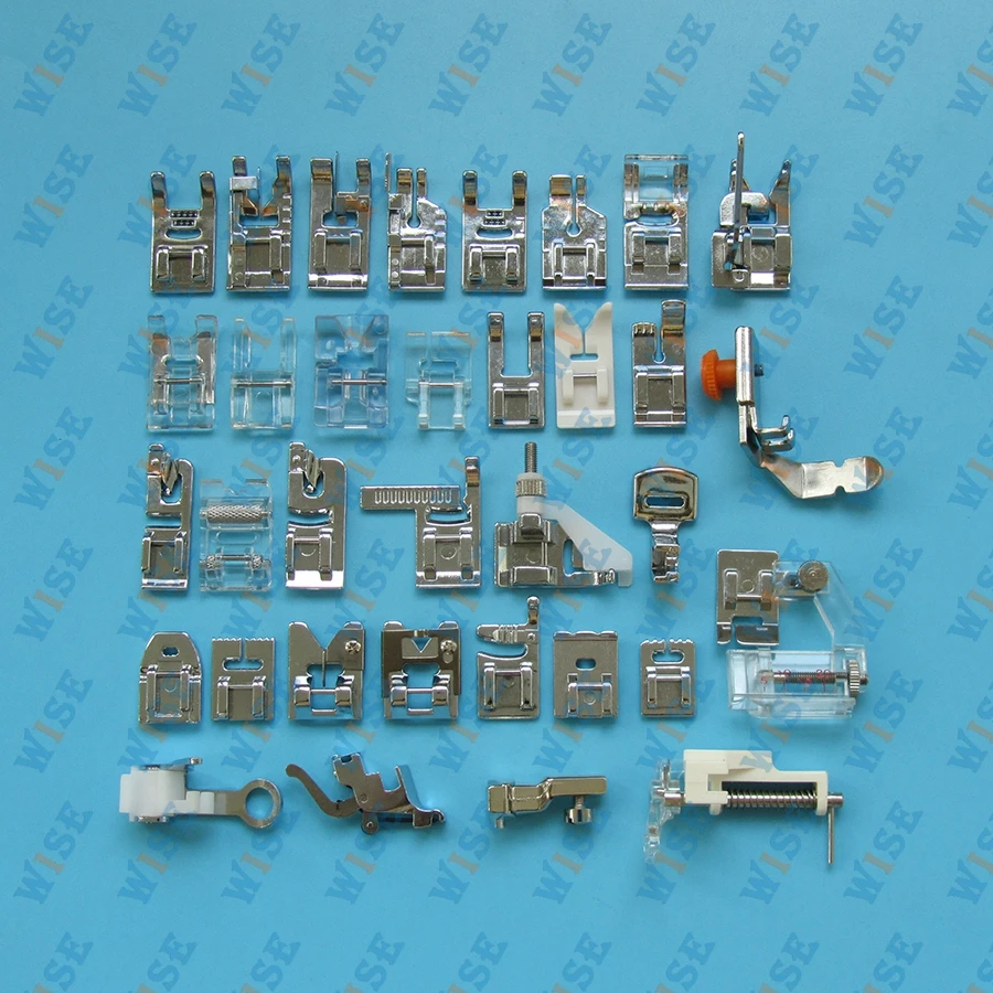 

1 set PART #:CY-032+CY-7300L+BN Quality 32 Plus Presser Foot Set (in total 34 pcs) or BERNINA NEW Style Aurora Artista Activa