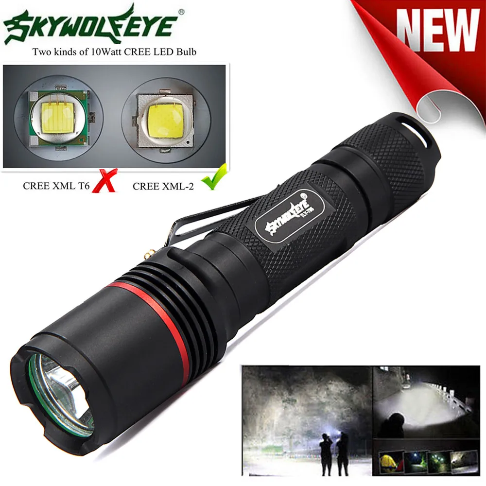 2019 New High Quality XML L2 LED 1Mode 1200 Lumens 18650 Tactical Flashlight Torch Drop Shipping
2019 New High Quality XML L2 LED 1Mode 1200 Lumens 18650 Tactical Flashlight Torch Drop Shipping
