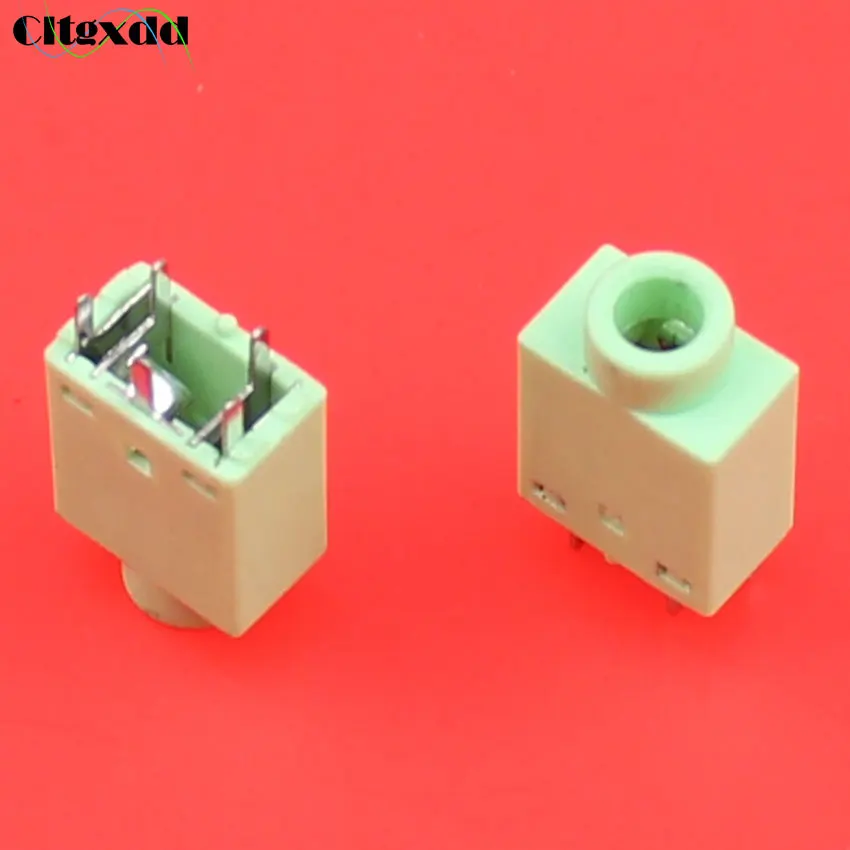 cltgxdd 5 Pin DIP 3.5mm audio Female headphone socket Connector earhone jack audio interface PJ-358 Green
cltgxdd 5 Pin DIP 3.5mm audio Female headphone socket Connector earhone jack audio interface PJ-358 Green