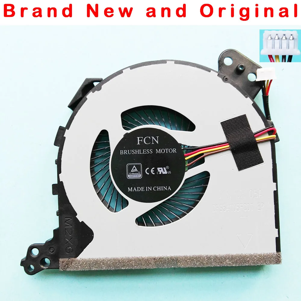 

NEW ORIGINAL cpu fan for lenovo IdeaPad 320-15 320-14ABR 520 320-15AST 320-15IAP 5000-15 14 17 fan cooler DFS541105FC0T FJD5