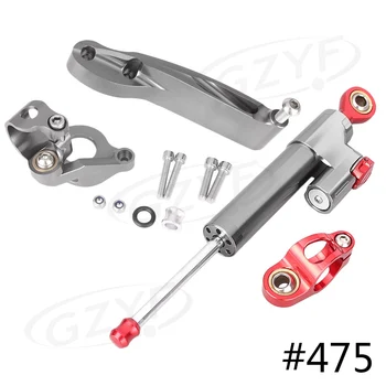 CNC Steering Damper Stabilizer Bracket Safety Control w/ Mounting Holder Set For Honda CBR600RR 2007-2016, 26 Colors Available
CNC Steering Damper Stabilizer Bracket Safety Control w/ Mounting Holder Set For Honda CBR600RR 2007-2016, 26 Colors Available